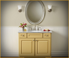 Yellow Vanity Bathroom Remodeling Gaithersburg MD